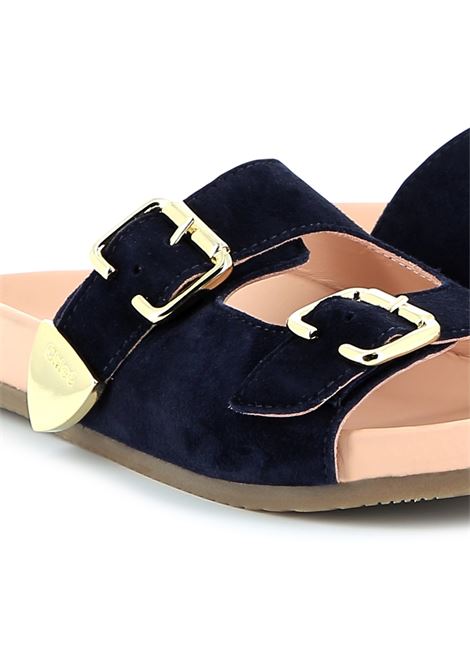 Sandali slides in suede CHLOE' KIDS | C20513859